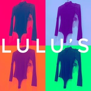 Lulus I See You Black Mesh Bodysuit